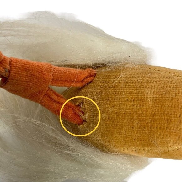 Kamar Beep Beep Roadrunner Bird Plush Gold Wired Legs Vintage 1969 Japan - Picture 10 of 10